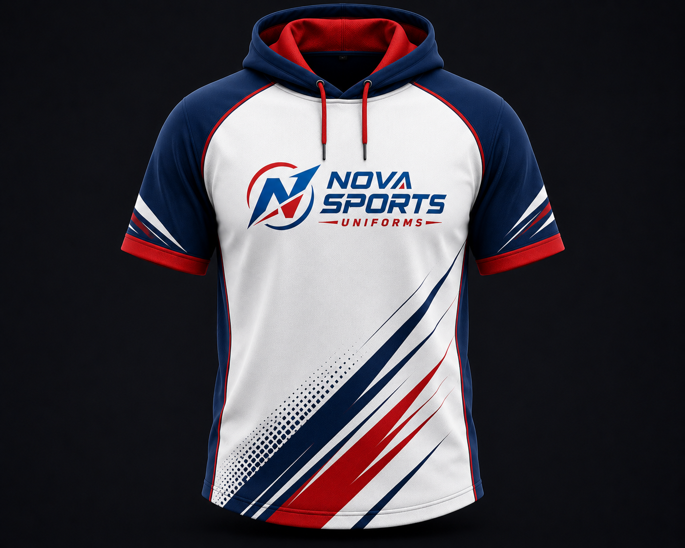 Short sleeve hoodie